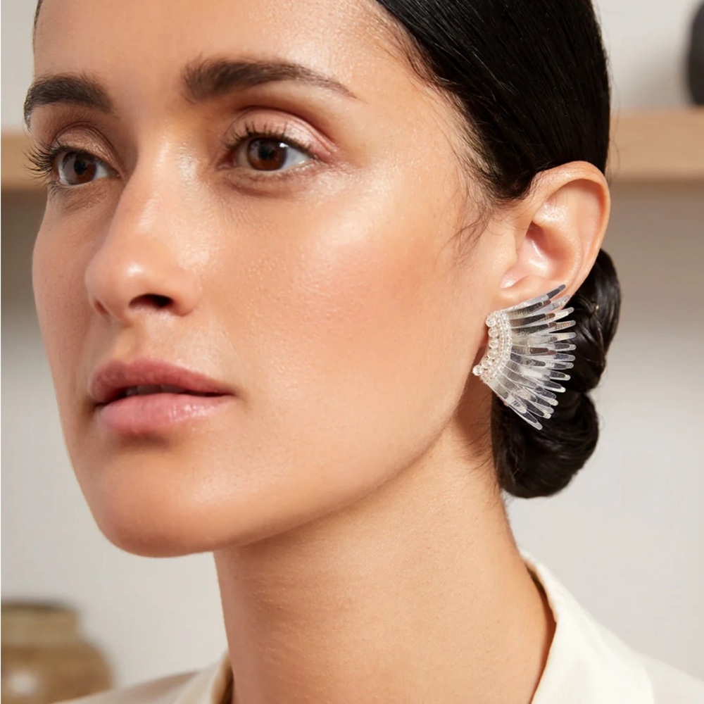 Mignonne Gavigan Mini Silver Madeline Earrings - worn one time